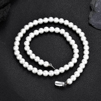 8mm Pearl Choker Necklace Minimal Luxury Jewelry for Women | Caratix Jewelry - CaratixJewelry