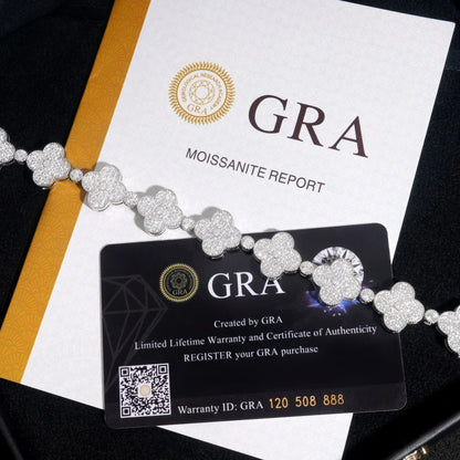 15mm Moissanite Cuban Link Necklace | S925 Silver Luxury Jewelry - CaratixJewelry