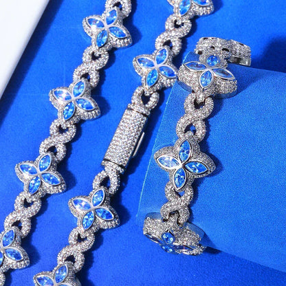 Figure 8 Cuban Link Hip Hop Bracelet Gold Chain Rapper Style for Men | Caratix Jewelry - CaratixJewelry
