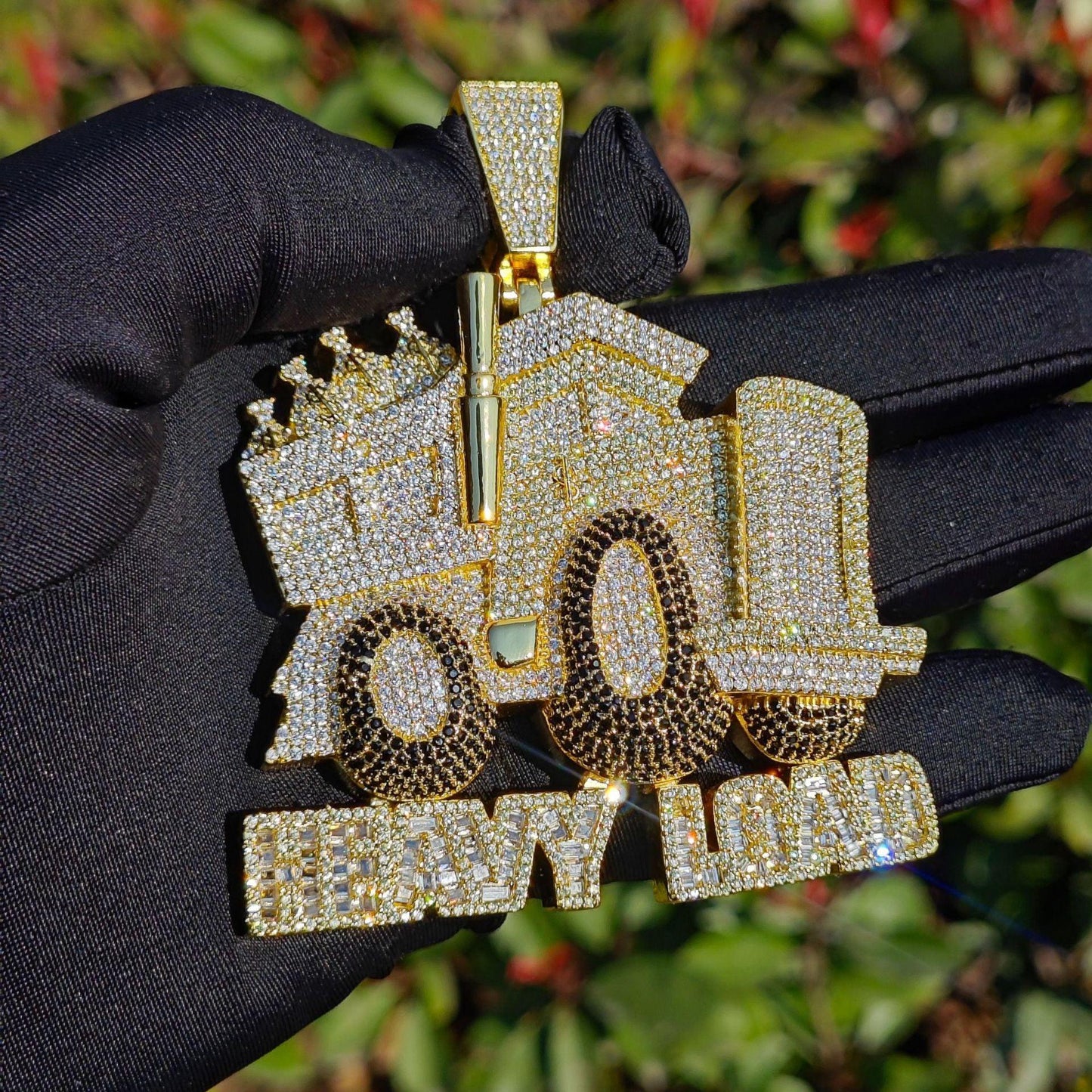 Iced Out Truck Pendant Necklace | CZ Heavy Hip Hop Men’s Streetwear Jewelry - CaratixJewelry