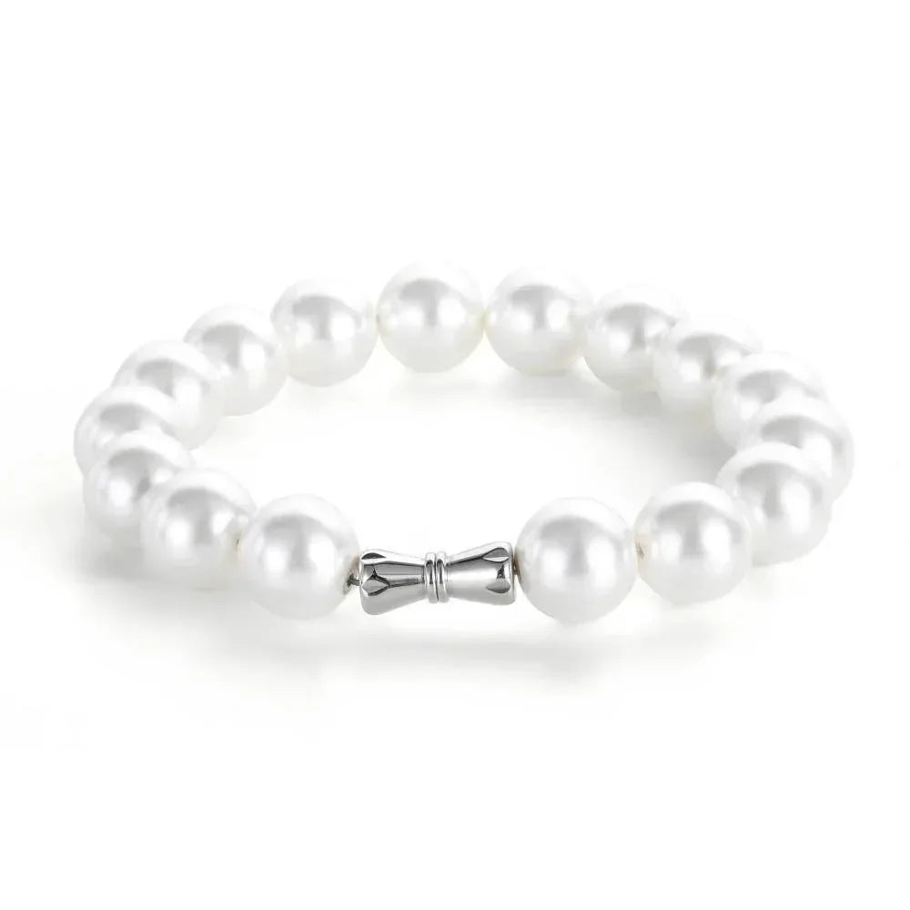Minimalist Pearl Bracelet for Men & Women | Trendy Hip Hop Jewelry with Luxury Feel | Caratix Jewelry - CaratixJewelry