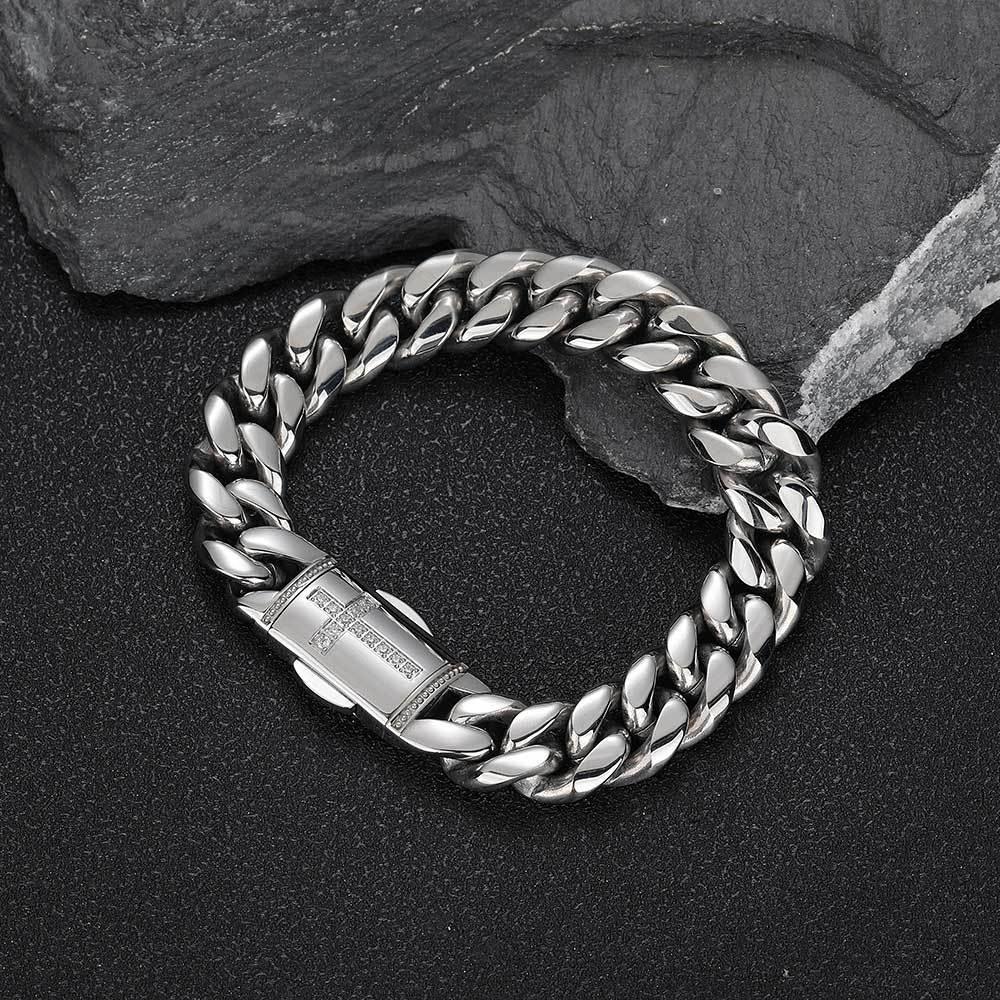 Cuban Link Bracelet Luxury Hip Hop Jewelry for Men | Caratix Jewelry - CaratixJewelry