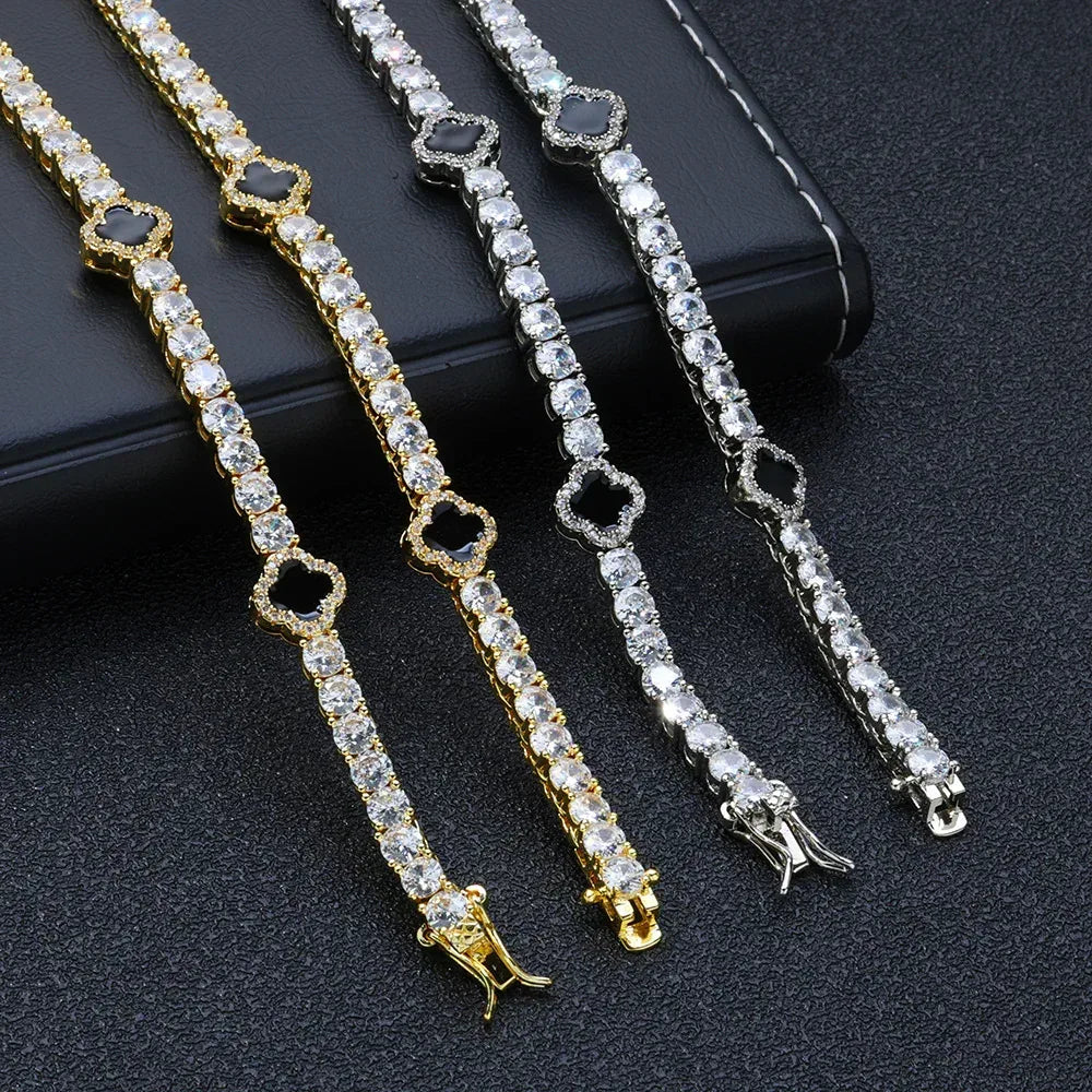 Zircon Tennis Chain Bracelet Elegant Luxury Jewelry for Women | Caratix Jewelry - CaratixJewelry