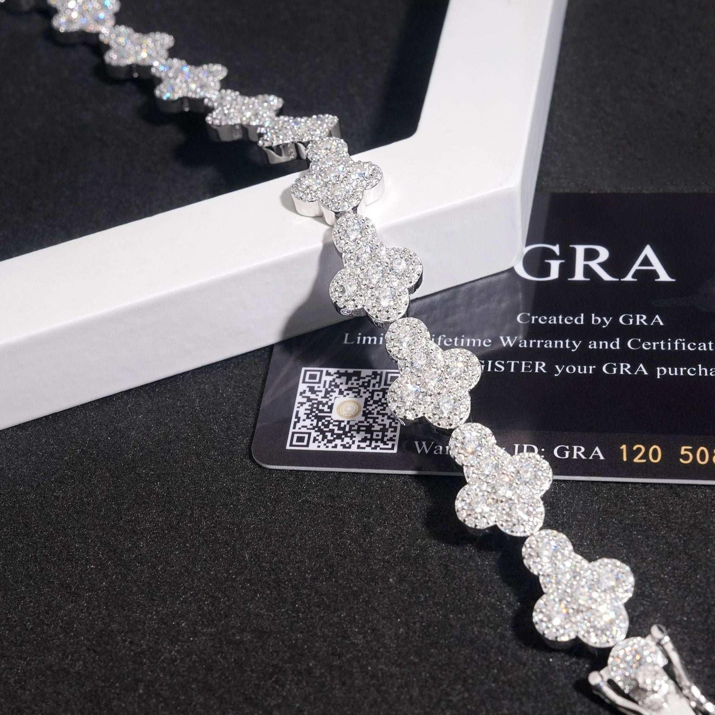 13mm Moissanite Cross Cuban Link Bracelet | S925 Silver Hip Hop Jewelry - CaratixJewelry