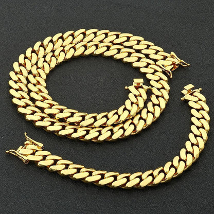 Polished Cuban Link Chain for Men – S925 Sterling Silver Minimalist Luxury Hip Hop Necklace - CaratixJewelry
