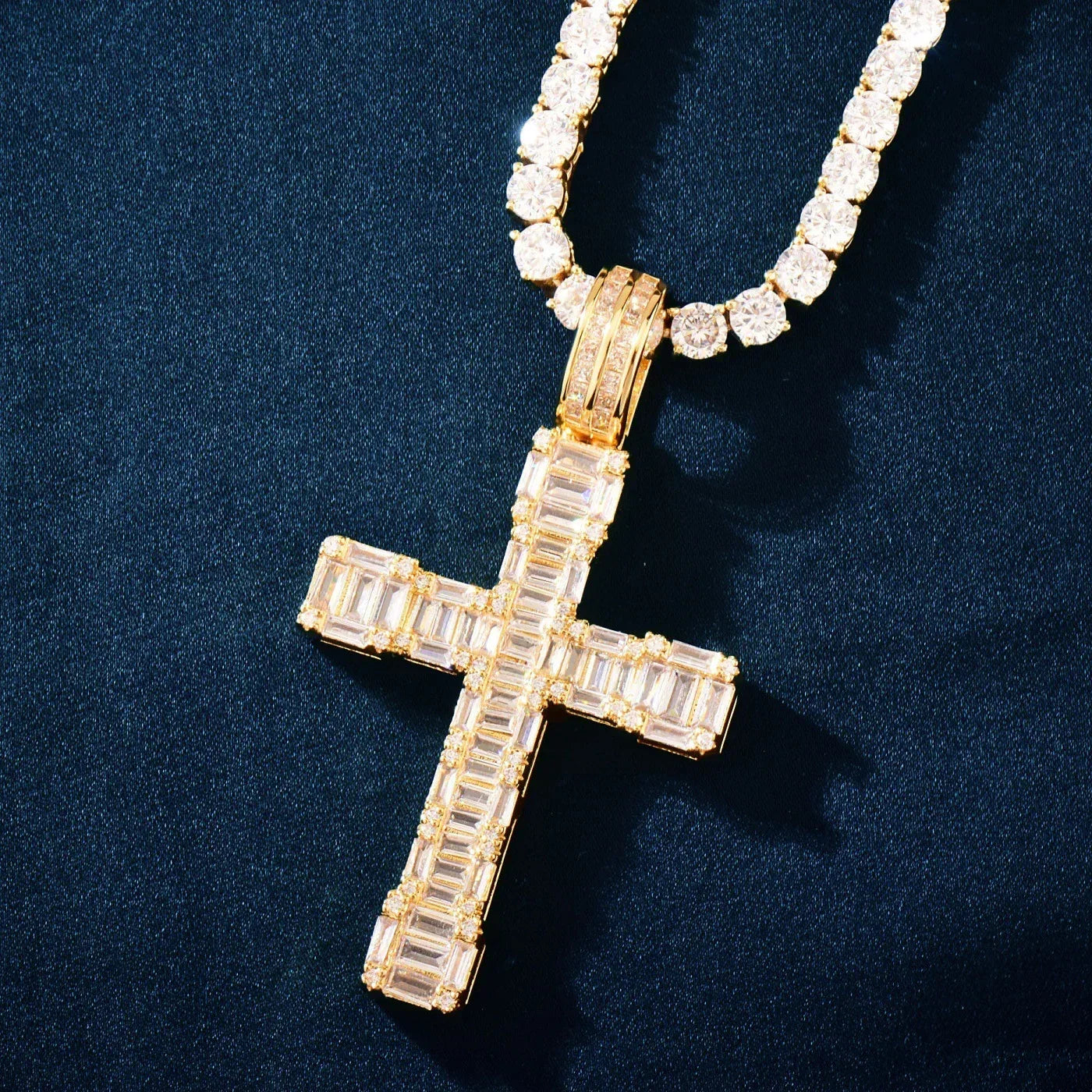 Iced Out Pendant Necklace – Hip Hop Punk CZ - CaratixJewelry
