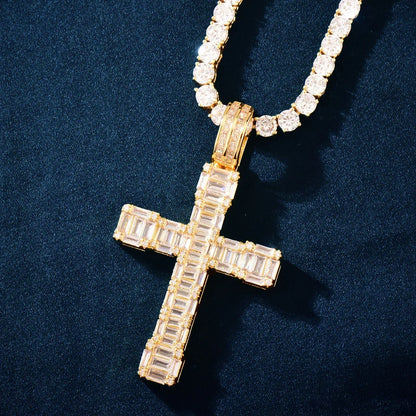Iced Out Pendant Necklace – Hip Hop Punk CZ - CaratixJewelry
