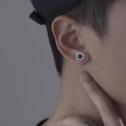 Premium Mens Sparkling Magnetic Studs - Sleek Minimalist Style