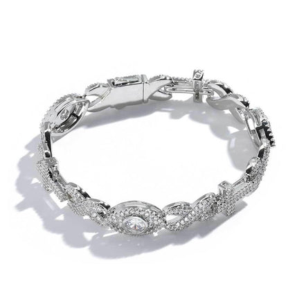 S925 Silver Moissanite Chain for Men Hip Hop Jewelry | Caratix Jewelry - CaratixJewelry