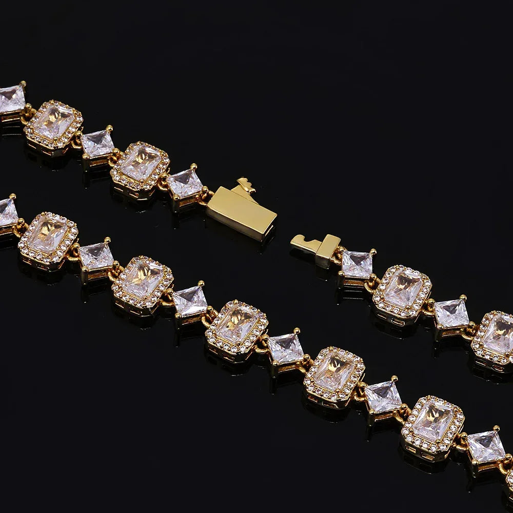 Geometric Gemstone Star Zircon Hip Hop Jewelry Bracelet | Caratix Jewelry - CaratixJewelry