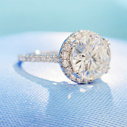 2026 Summer New S925 Silver 3ct Moissanite Ring | 3 Carat D Color VVS1 Solitaire | Caratix