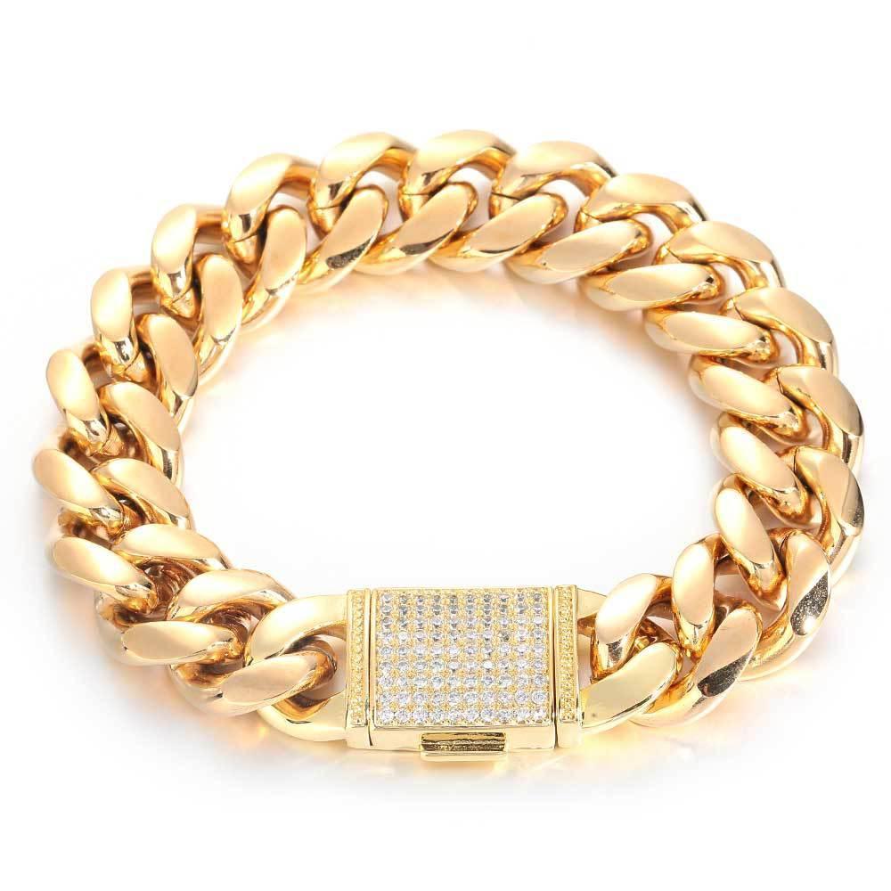 Miami Cuban Link Stainless Steel Bracelet | Caratix Jewelry - CaratixJewelry
