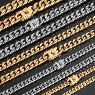 Hip Hop Stainless Steel Cuban Chain Bracelet for Men Caratix - CaratixJewelry