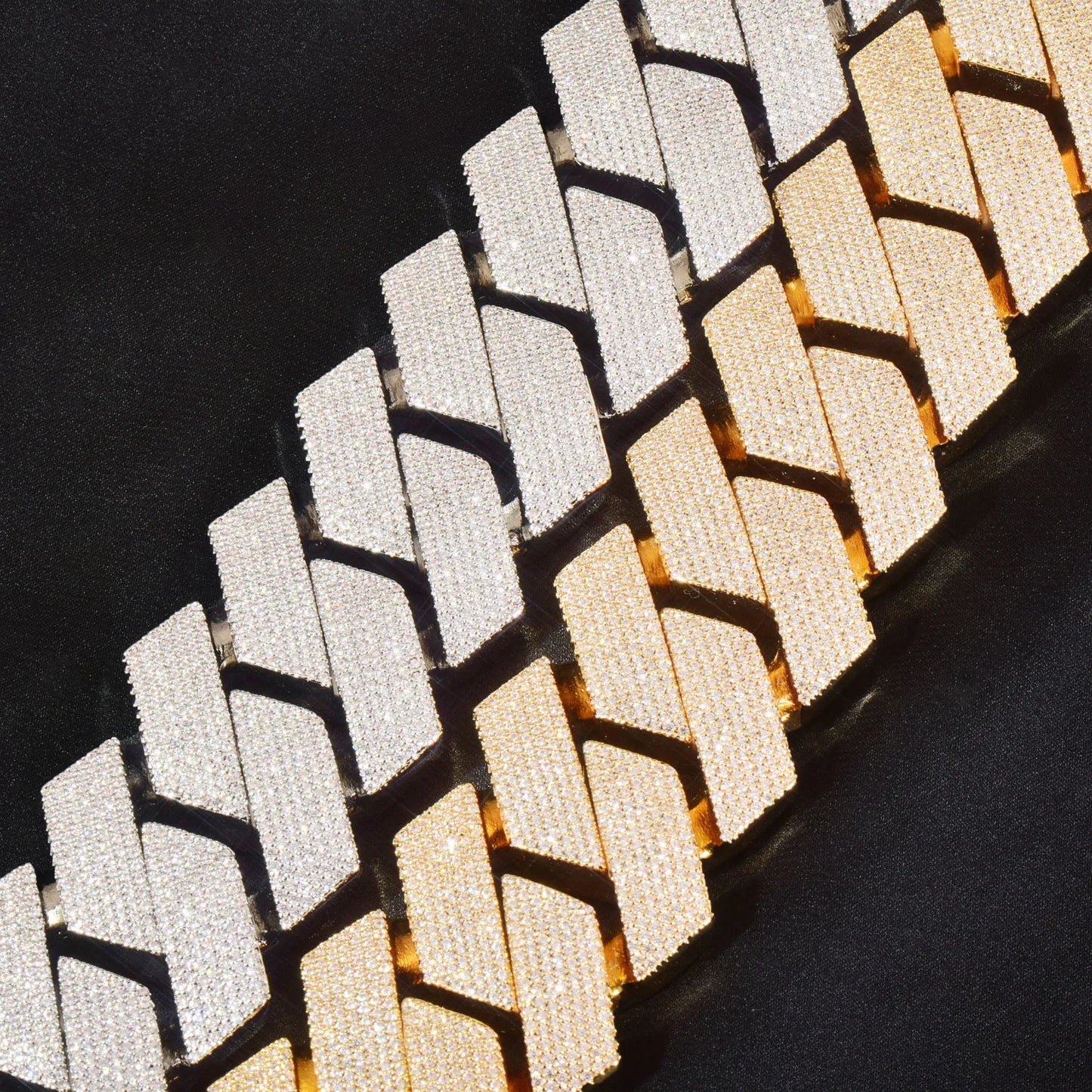 25mm Iced Out Cuban Chain Necklace - CaratixJewelry