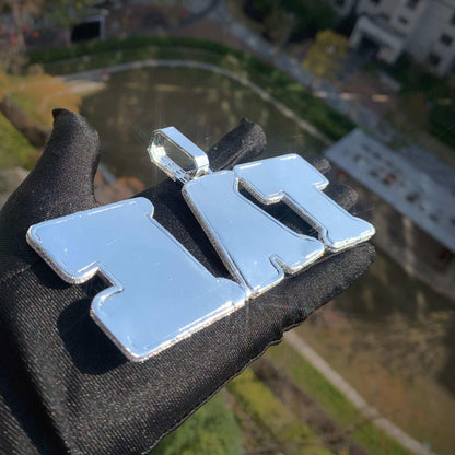 Colored CZ Letter Pendant | Iced Out DIY Custom Alphabet Hip Hop Jewelry - CaratixJewelry