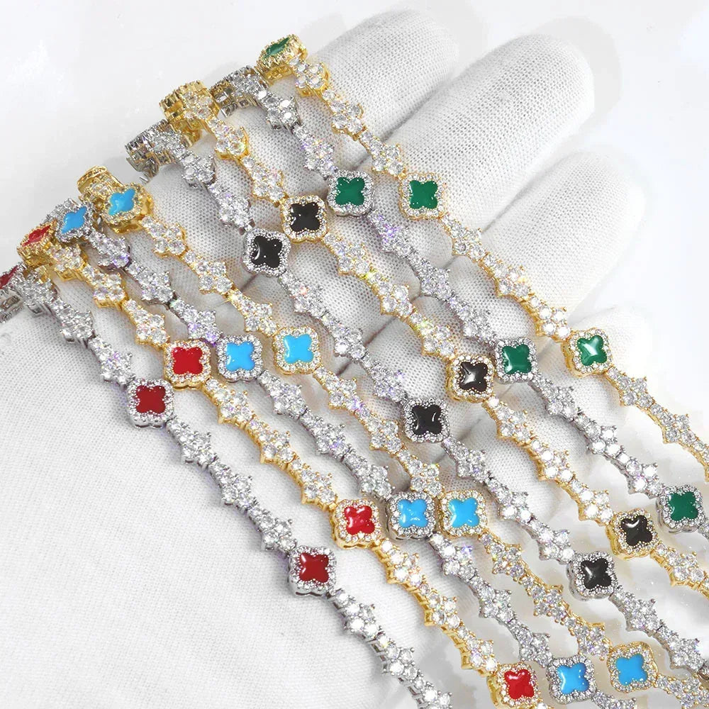 6.5mm Tennis Bracelet Zircon Iced Out Jewelry for Men | Caratix Jewelry - CaratixJewelry