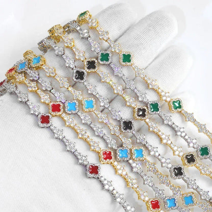 6.5mm Tennis Bracelet Zircon Iced Out Jewelry for Men | Caratix Jewelry - CaratixJewelry