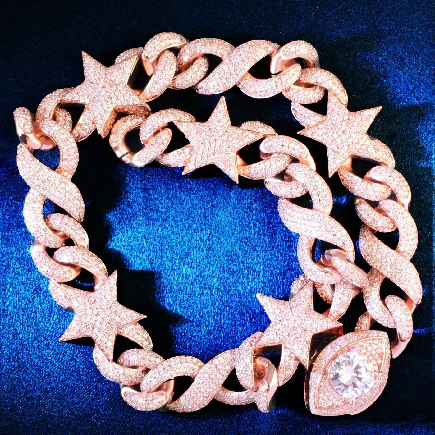 Star Necklace with Copper & Zircon | Trendy Hip Hop Jewelry for Men & Women | Caratix Jewelry - CaratixJewelry