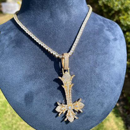 Men's Hip Hop Streetwear Necklace |14K Gold Finish Silver/Copper Jewelry - CaratixJewelry
