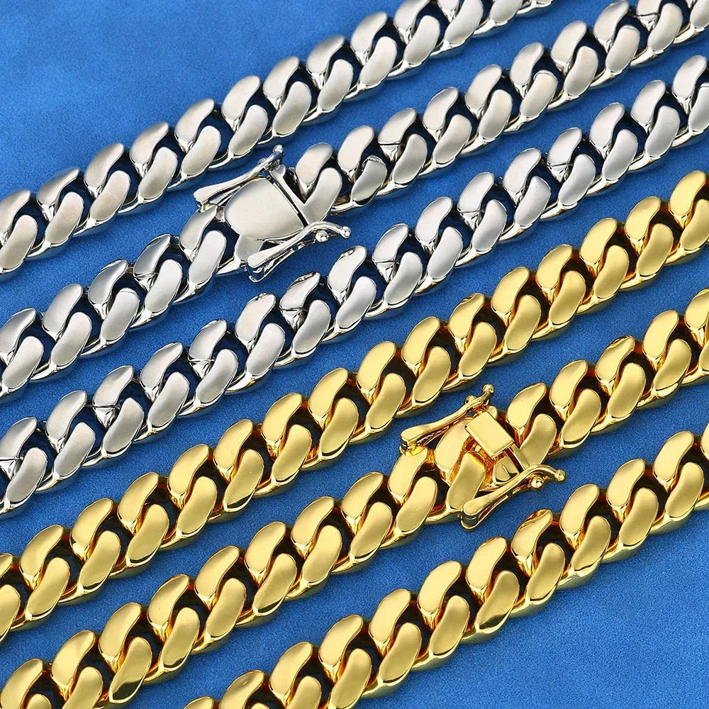 Polished Cuban Bracelet Rapper Iced Out Chain Style Hip Hop Jewelry for Men | Caratix Jewelry - CaratixJewelry