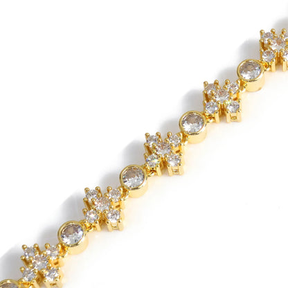 Cross Necklace Beaded Chain Zircon Hip Hop Jewelry for Men | Caratix Jewelry - CaratixJewelry