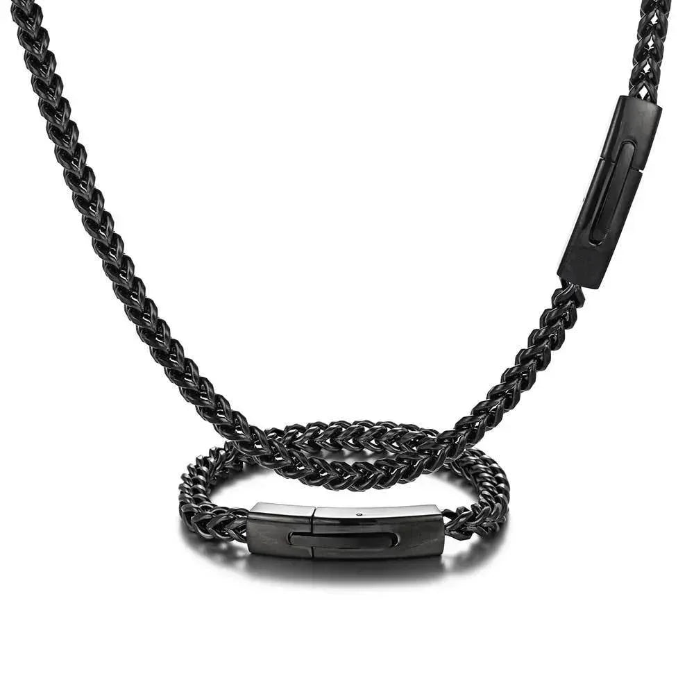 6mm Reversible Link Hip Hop Necklace Rapper Iced Out Chain Style for Men | Caratix Jewelry - CaratixJewelry