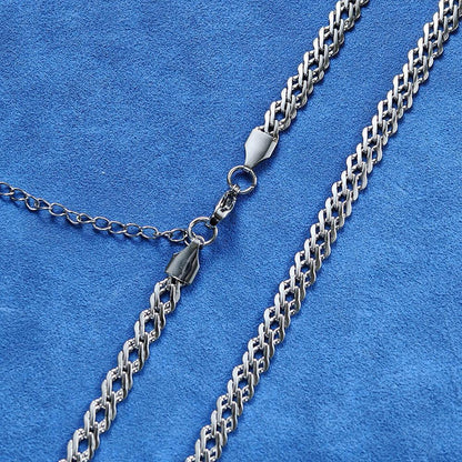 Custom 4mm Stainless Steel Keel Chain Hip Hop Jewelry for Men | Caratix - CaratixJewelry