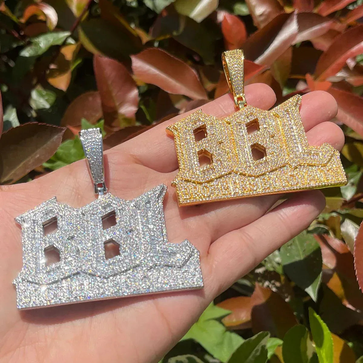 Men's "Big Boss Life" Necklace | Premium Copper CZ Acronym Jewelry - CaratixJewelry