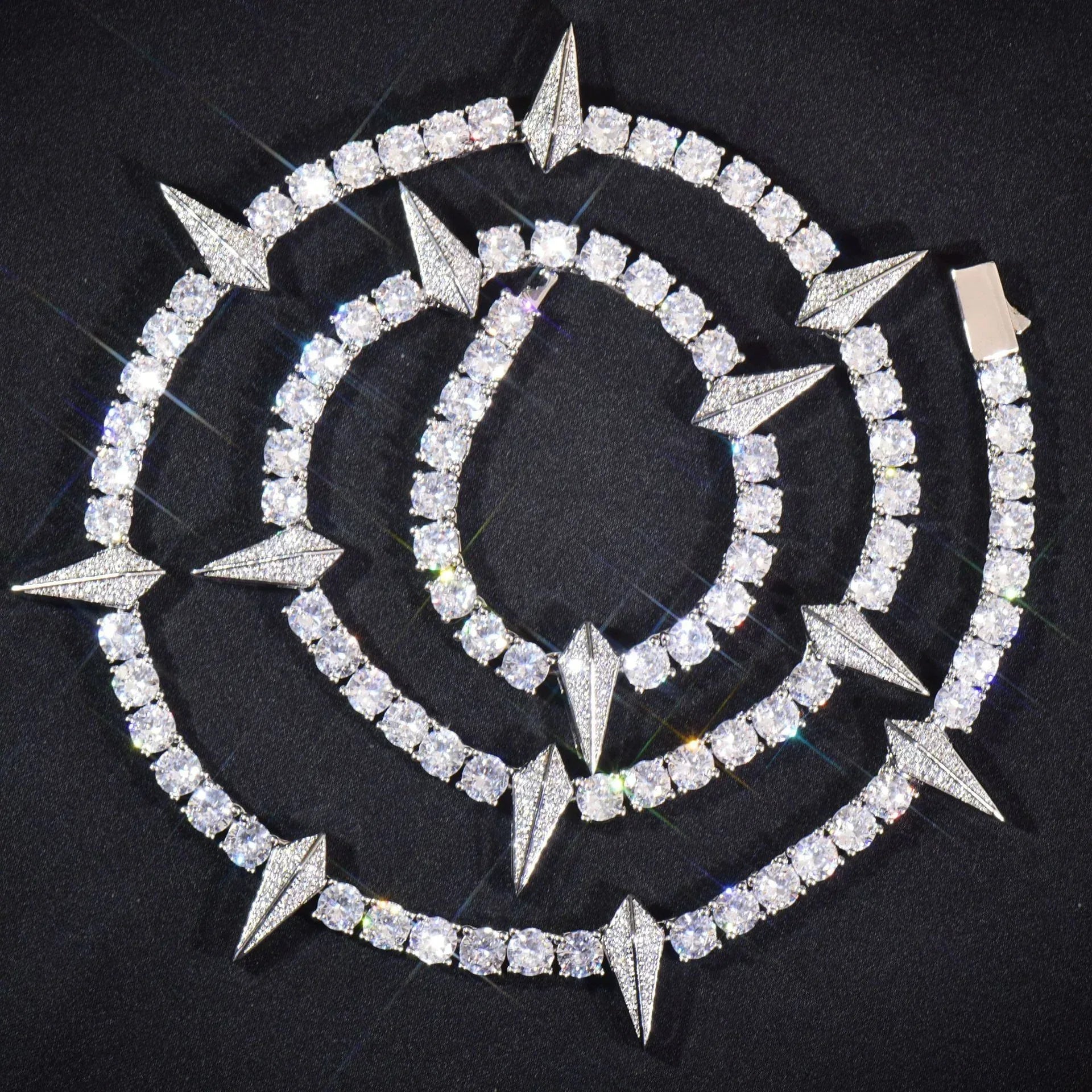 5mm Black Panther Style Chain Necklace with Zircon | Trendy Hip Hop Jewelry for Men | Caratix Jewelry - CaratixJewelry