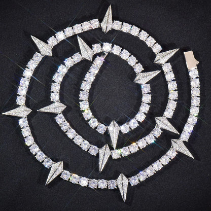 5mm Black Panther Style Chain Necklace with Zircon | Trendy Hip Hop Jewelry for Men | Caratix Jewelry - CaratixJewelry