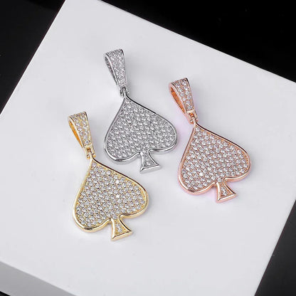Heart Zircon Custom Chain Pendant Hip Hop Necklace for Men & Women | Caratix Jewelry - CaratixJewelry