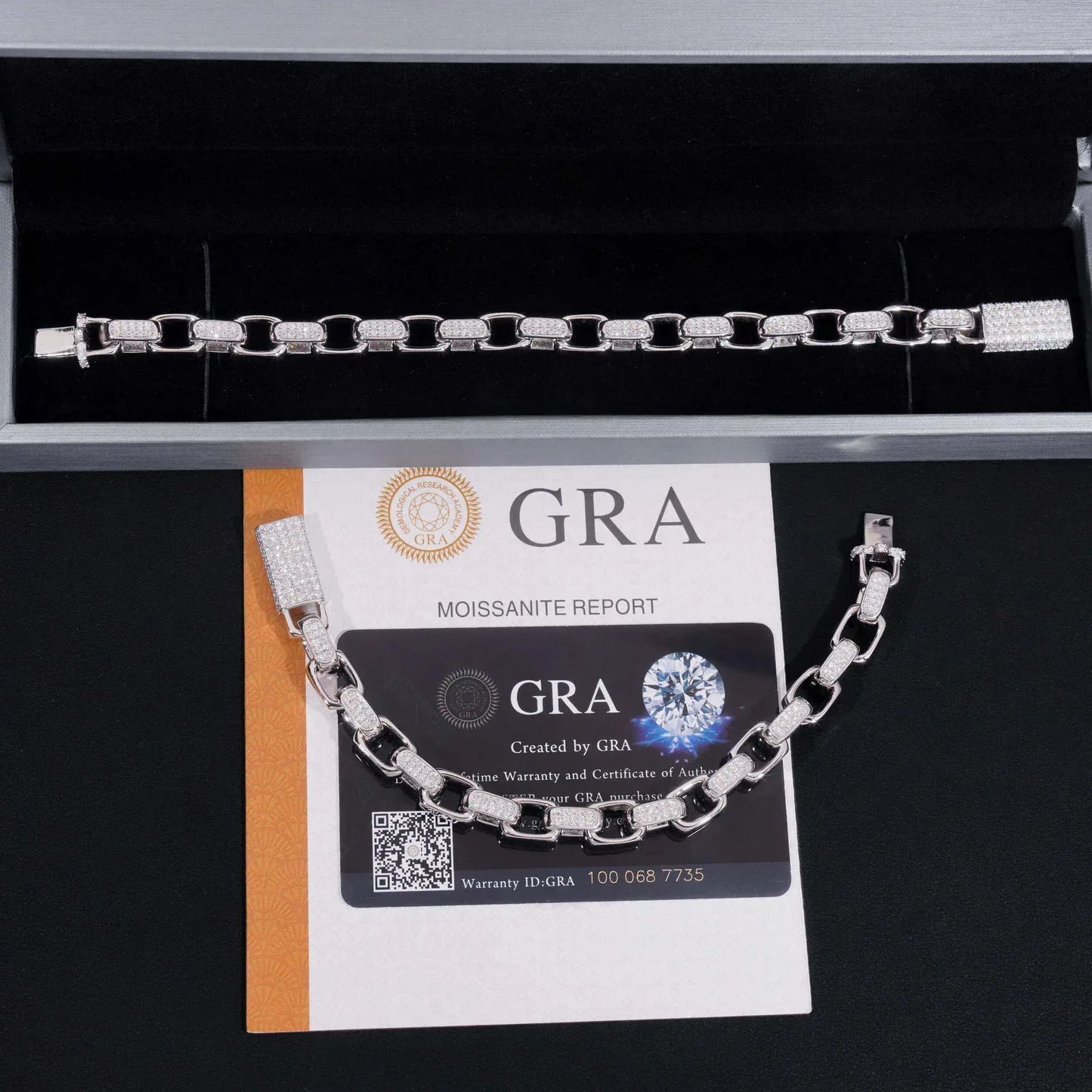 8mm Figure-Eight Cuban Link Bracelet S925 Silver | Moissanite Hip Hop Style - CaratixJewelry