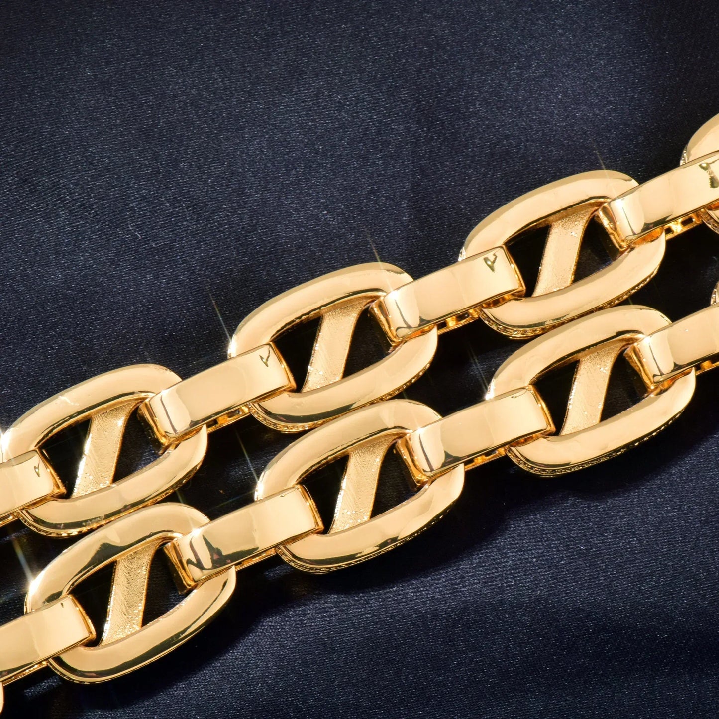 18mm Iced Out T-Shape Mixed Zircon Cuban Chain Necklace - CaratixJewelry