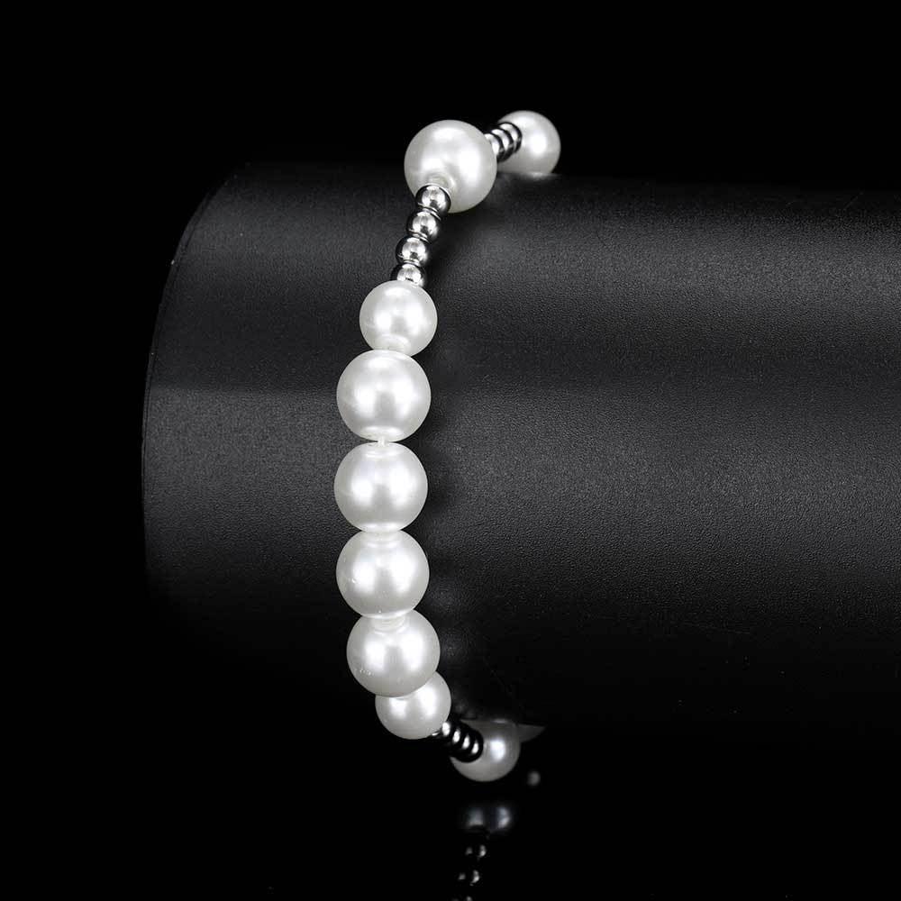 Elegant Pearl Bracelet for Women | Trendy Titanium Steel Hand Jewelry | Caratix Jewelry - CaratixJewelry