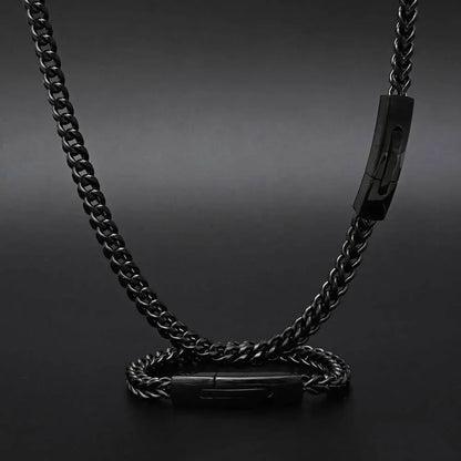 6mm Reversible Link Hip Hop Necklace Rapper Iced Out Chain Style for Men | Caratix Jewelry - CaratixJewelry