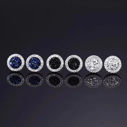 Premium Mens Sparkling Magnetic Studs - Sleek Minimalist Style