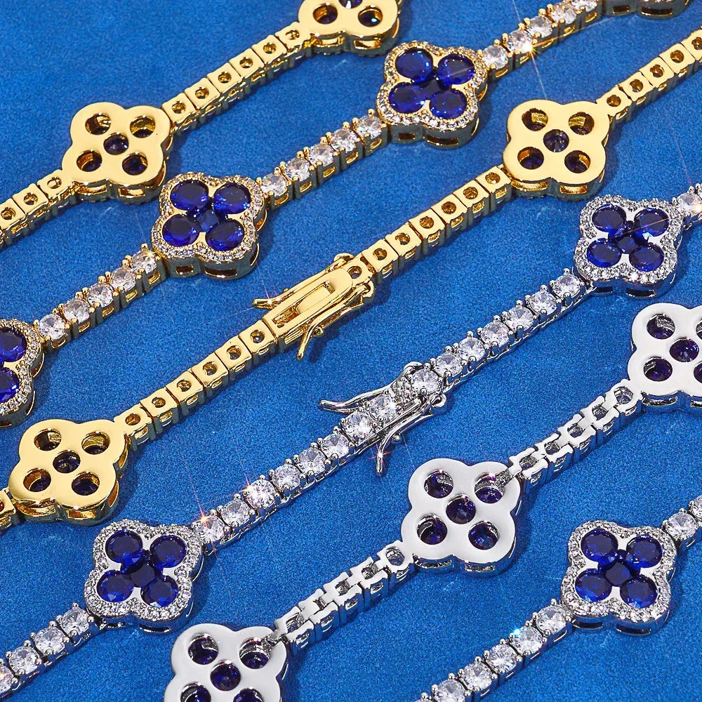 Zircon Tennis Chain Bling Jewelry Bracelet for Men | Caratix Jewelry - CaratixJewelry
