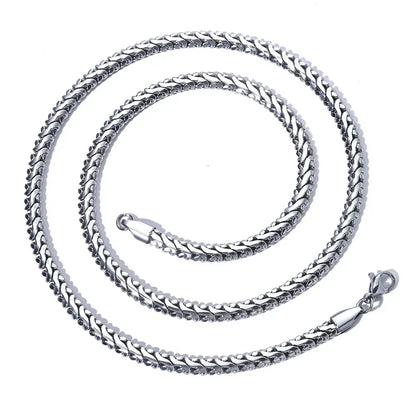 Custom 4mm Slim Stainless Steel Cuban Chain | Minimalist Gold Chain for Rapper | Caratix - CaratixJewelry