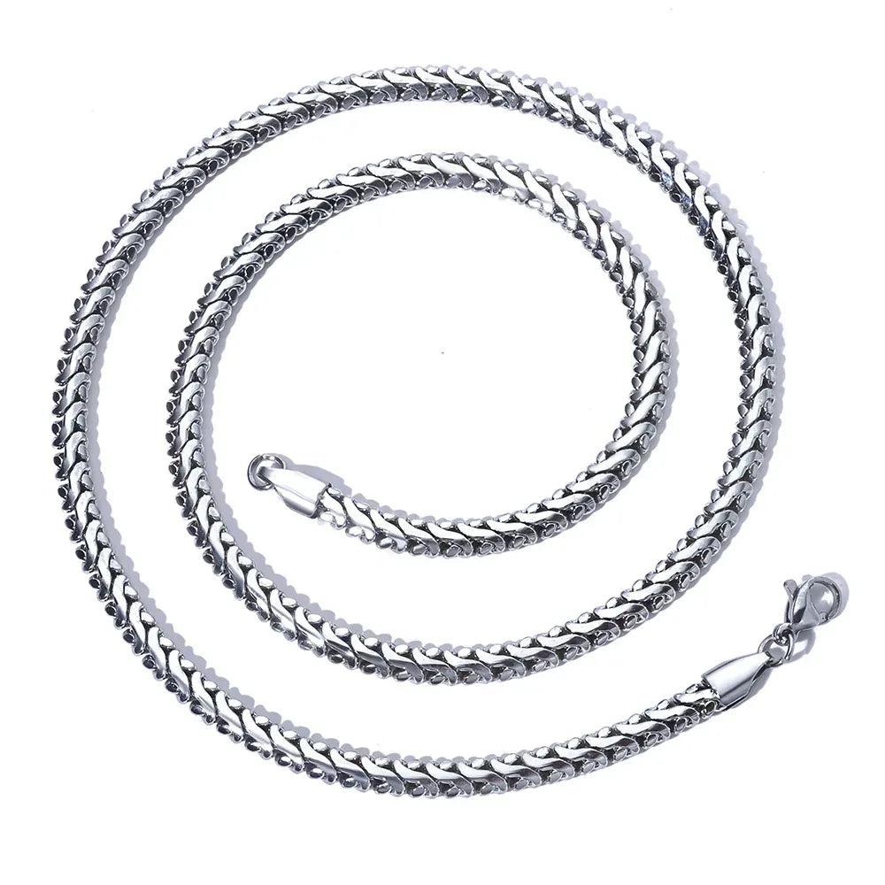 4mm Polished Cuban Link Stainless Steel Bracelet Rapper Iced Out Chain Style for Men | Caratix Jewelry - CaratixJewelry