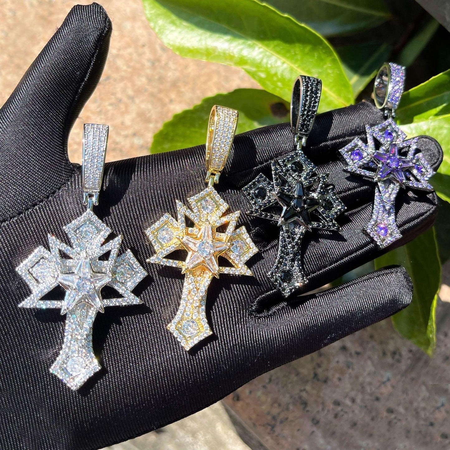 Men's Opium Style Gothic Necklace | Y2K Punk Grunge Jewelry | Caratix - CaratixJewelry