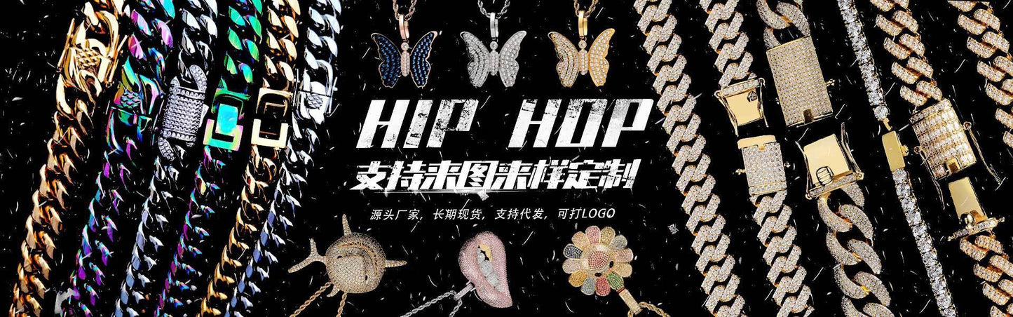 Infinity Figure 8 Cuban Chain Zircon Hip Hop Necklace for Men | Caratix Jewelry - CaratixJewelry