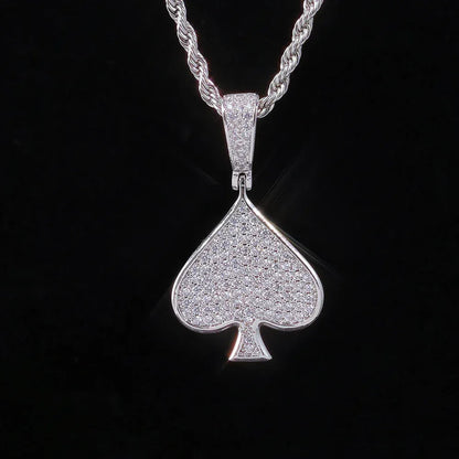 Heart Zircon Custom Chain Pendant Hip Hop Necklace for Men & Women | Caratix Jewelry - CaratixJewelry