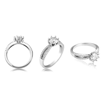 D Color VVS1 Moissanite Ring | S925 Sterling Silver | Caratix
