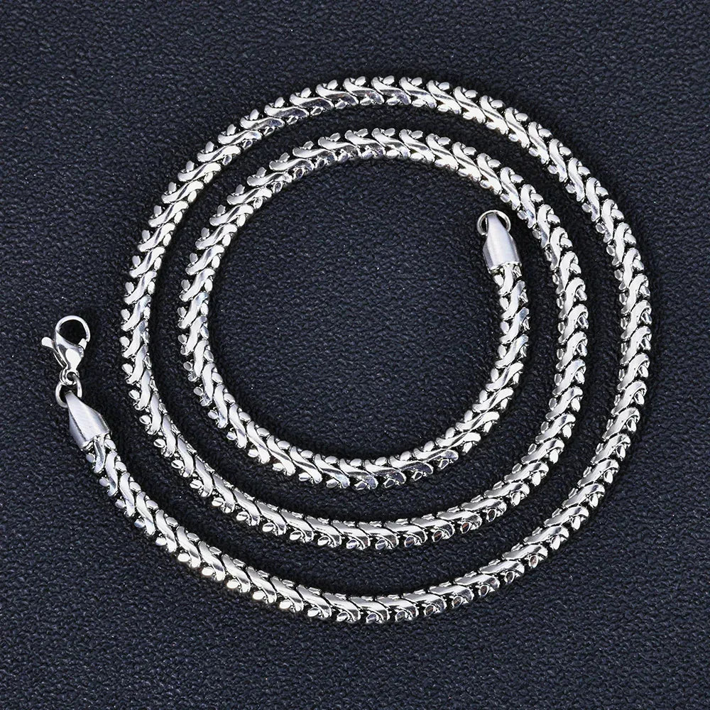 Custom 4mm Slim Stainless Steel Cuban Chain | Minimalist Gold Chain for Rapper | Caratix - CaratixJewelry