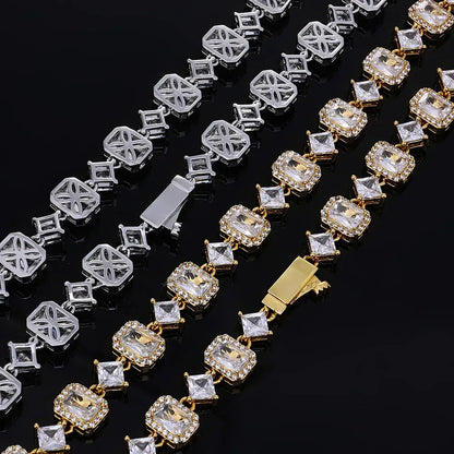 Geometric Gemstone Star Zircon Hip Hop Jewelry Bracelet | Caratix Jewelry - CaratixJewelry