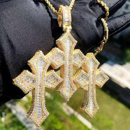 Pendant Necklace | Iced Out Hip Hop Men’s Streetwear Jewelry - CaratixJewelry