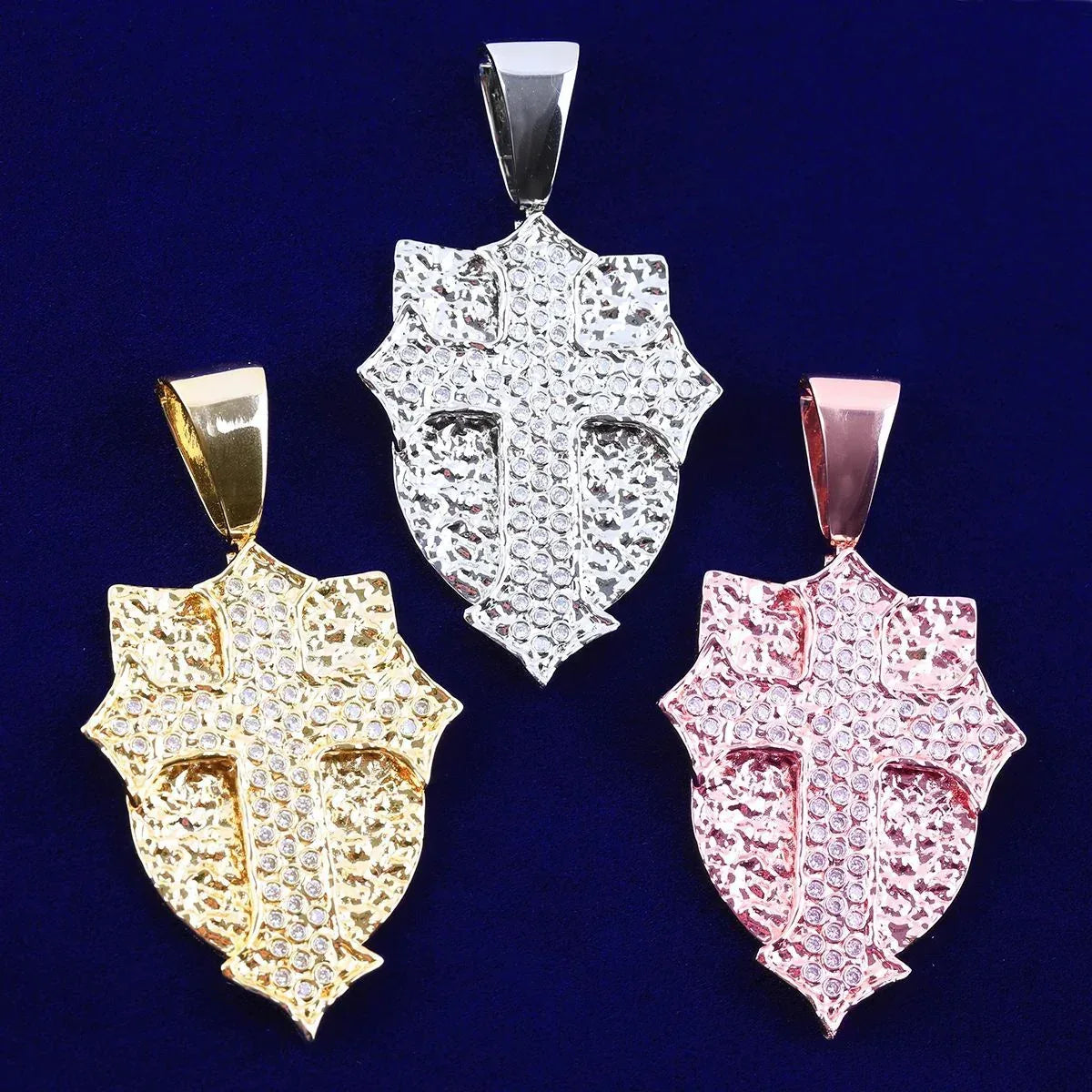 Women's Retro Hip Hop Necklace | Antique Finish Copper CZ Jewelry - CaratixJewelry