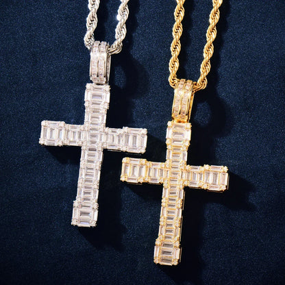 Iced Out Pendant Necklace – Hip Hop Punk CZ - CaratixJewelry