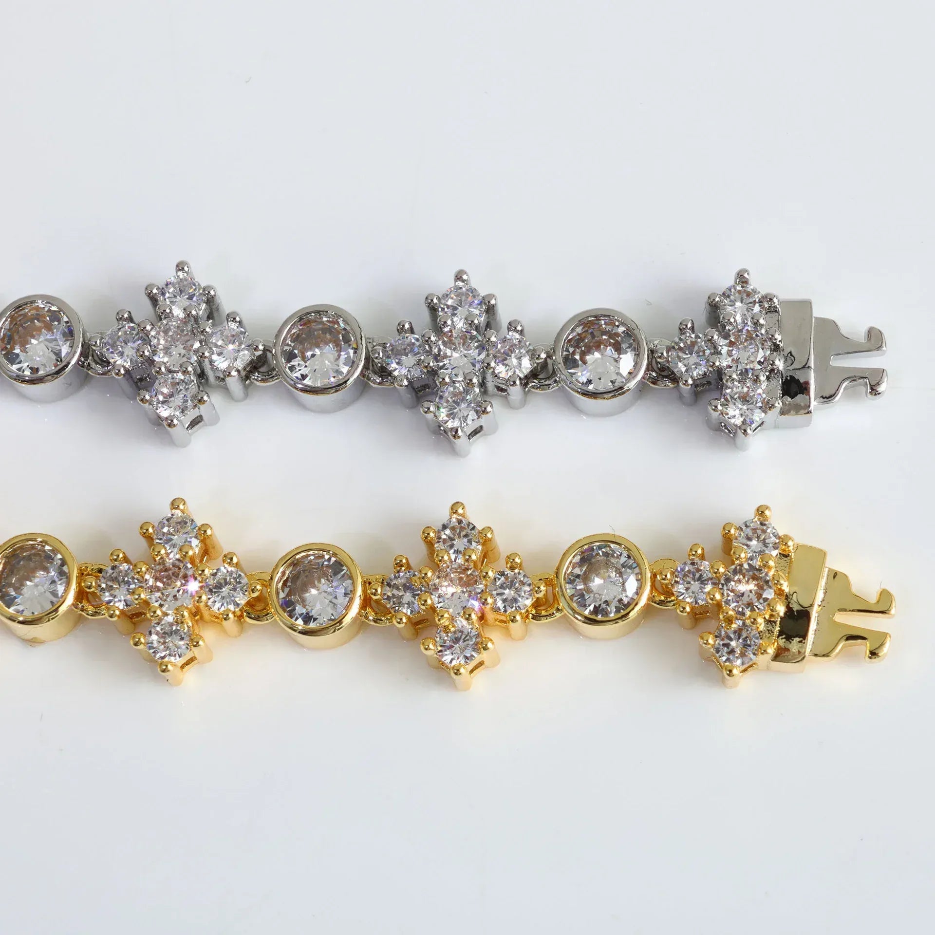 Cross Necklace Beaded Chain Zircon Hip Hop Jewelry for Men | Caratix Jewelry - CaratixJewelry