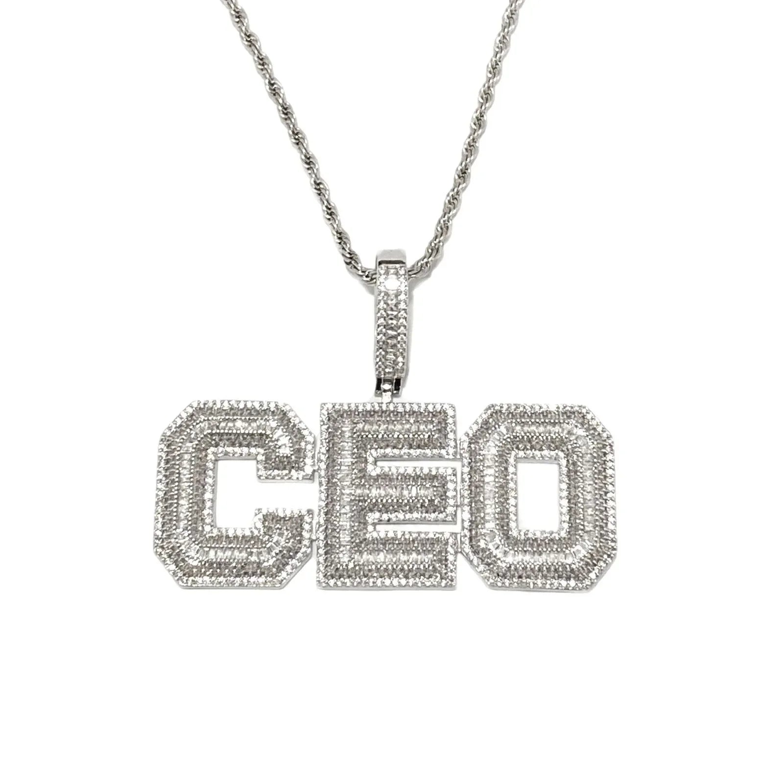Women's Boss Babe Executive Necklace | Premium Copper CZ Leadership Jewelry - CaratixJewelry